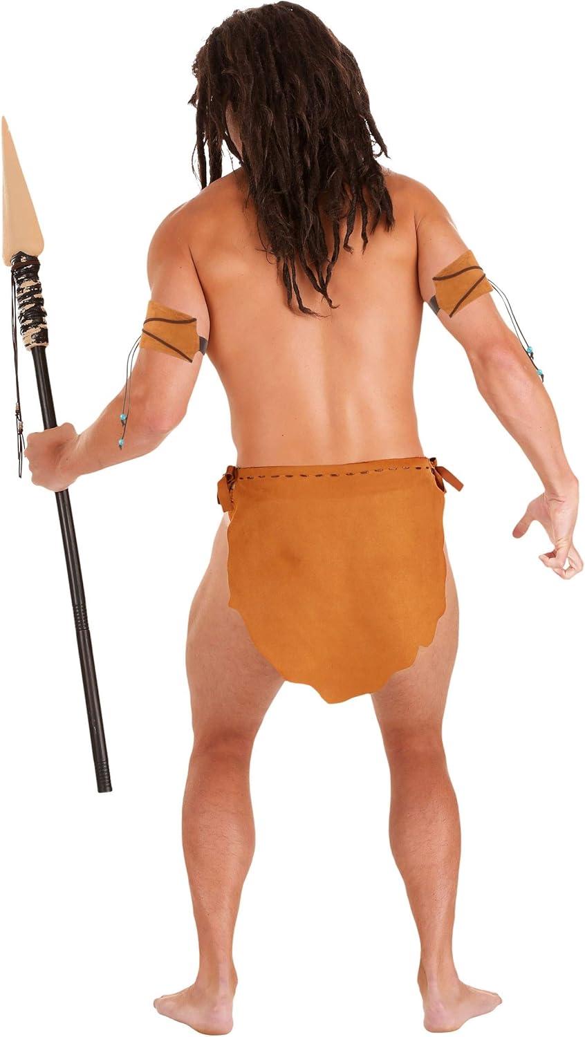 image:imageFun Costumes Jungle Man Tarzan Costume for Adults with Loincloth Arm Bands amp Briefs
