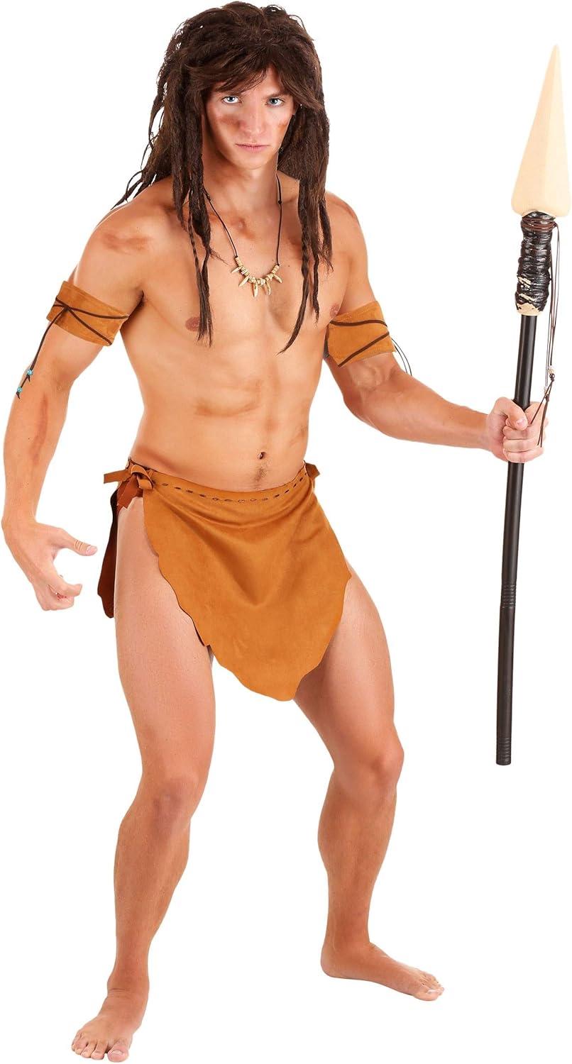 image:imageFun Costumes Jungle Man Tarzan Costume for Adults with Loincloth Arm Bands amp Briefs