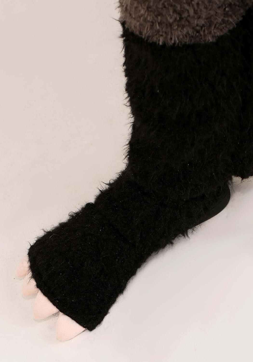 image:imageFuzzy Possum Kids Costume Hooded Jumpsuit and Shoe Covers