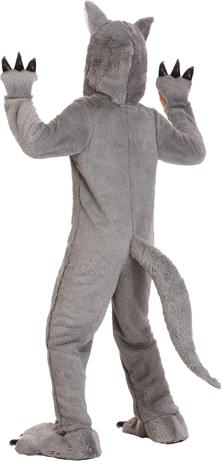 image:imageKids Grey Wolf Jumpsuit Costume Forest Animal Halloween Outfit for Children