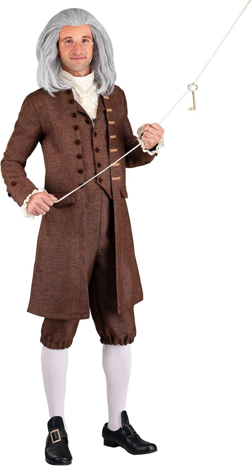 image:imageMens Benjamin Franklin Costume Adult Founding Father Colonial Costume