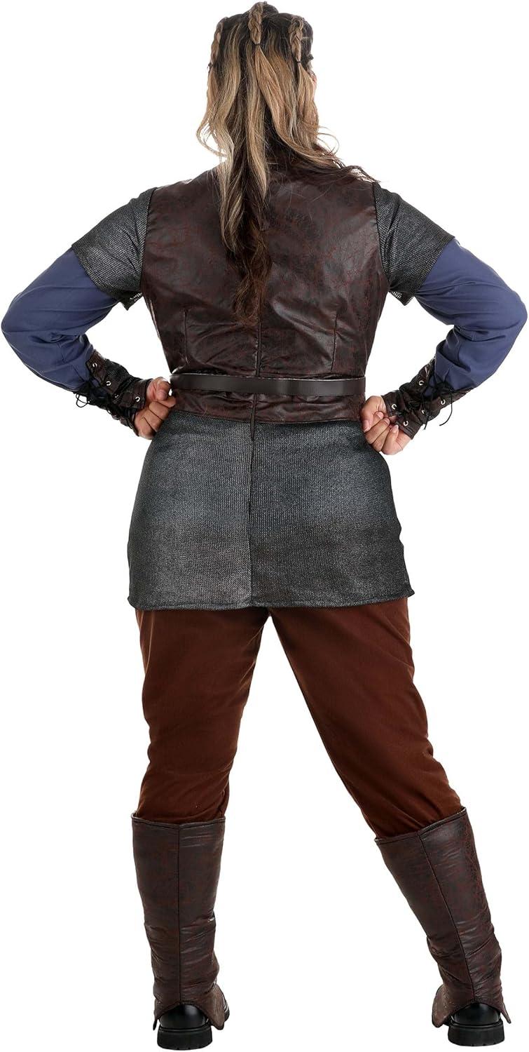 image:imageVikings Lagertha Lothbrok Costume for Women Adult Norse Warrior Shield Maiden CostumeBundle W Sword