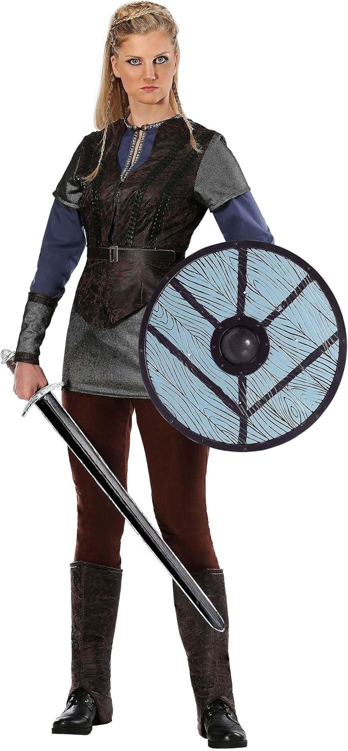 image:imageVikings Lagertha Lothbrok Costume for Women Adult Norse Warrior Shield Maiden CostumeCostume