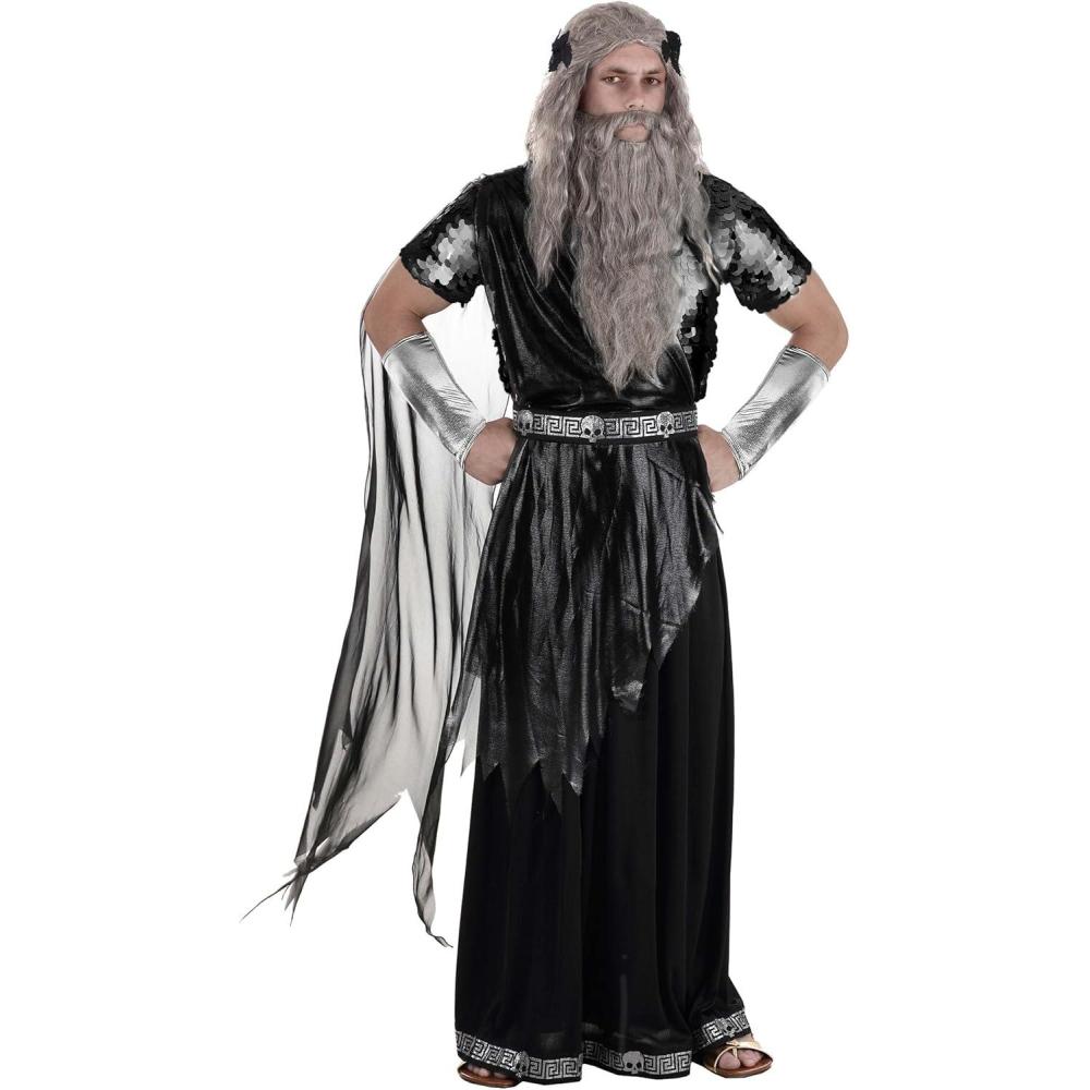 image:imageFun Costumes Hades Costume for Men  Unleash Your Dark Side with Gothic Style Shirt Skirt amp Accessories