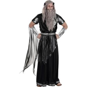 Fun Costumes Hades Costume for Men – Unleash Your Dark Side with Gothic Style! Shirt, Skirt, & Accessories