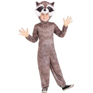 Fun Costumes Realistic Raccoon Kid’s Costume Small(Small)