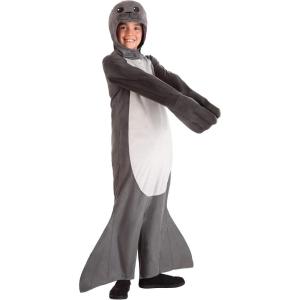Kid’s Seal Costume with Bodysuit & Headpiece for Ocean Theme School Events Halloween or Animal Dress-Up