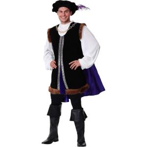 Men’s Nobleman Halloween Costume | Adult Noble Renaissance Outfit | Complete Ren Faire Attire | Romeo Cosplay Outfit