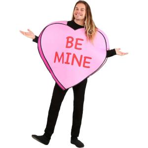 Romantic & Sweet Valentine’s Day Themed Costumes for Adults | Red Heart, Box of Chocolates, or Candy “Be Mine”(“Be” Mine Candy)