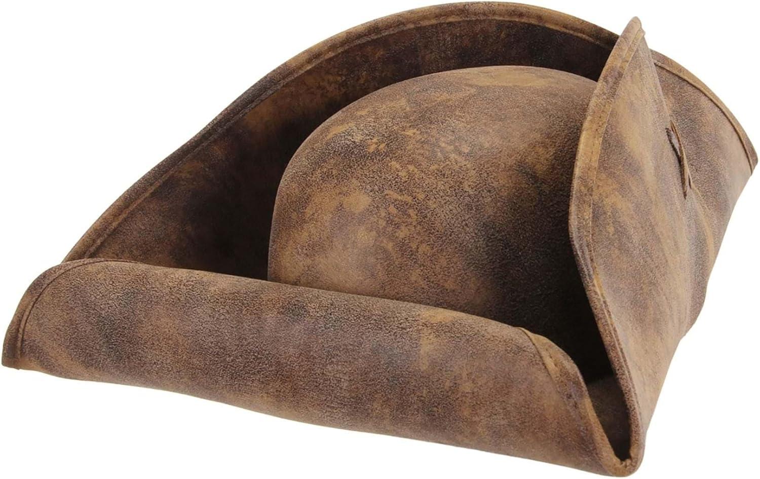 image:imageDisney Jack Sparrow Costume Hat for Kids Faux Leather Tricorn Officially Licensed Costume Headwear