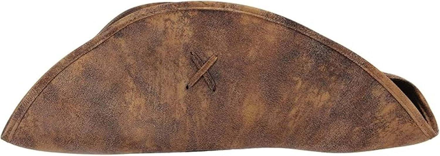 image:imageDisney Jack Sparrow Costume Hat for Kids Faux Leather Tricorn Officially Licensed Costume Headwear