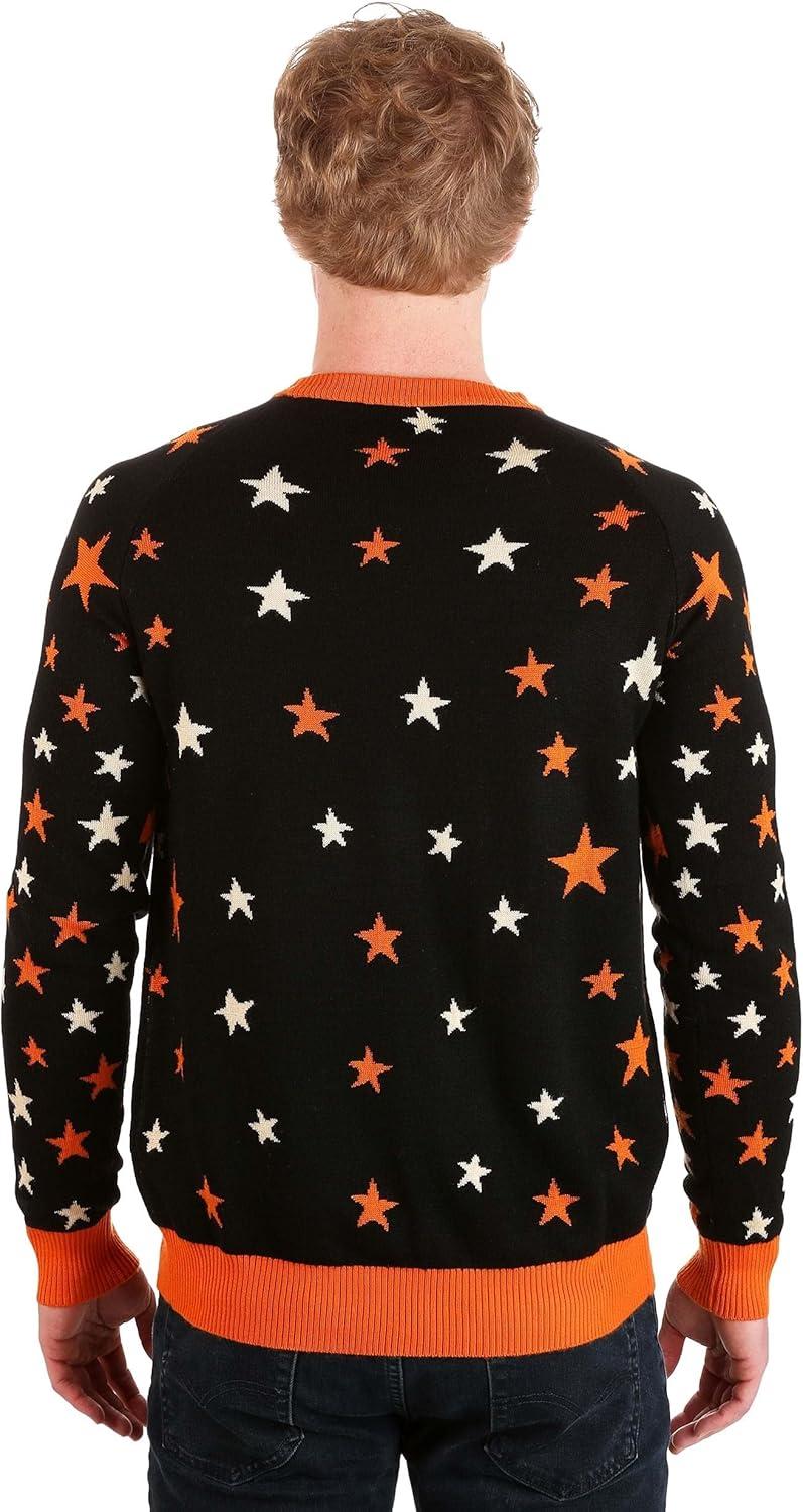 image:imageAdult Vintage Halloween Cat Halloween Sweater Soft Acrylic amp Cotton Blend Knitted GraphicsVintage Halloween Cat Black