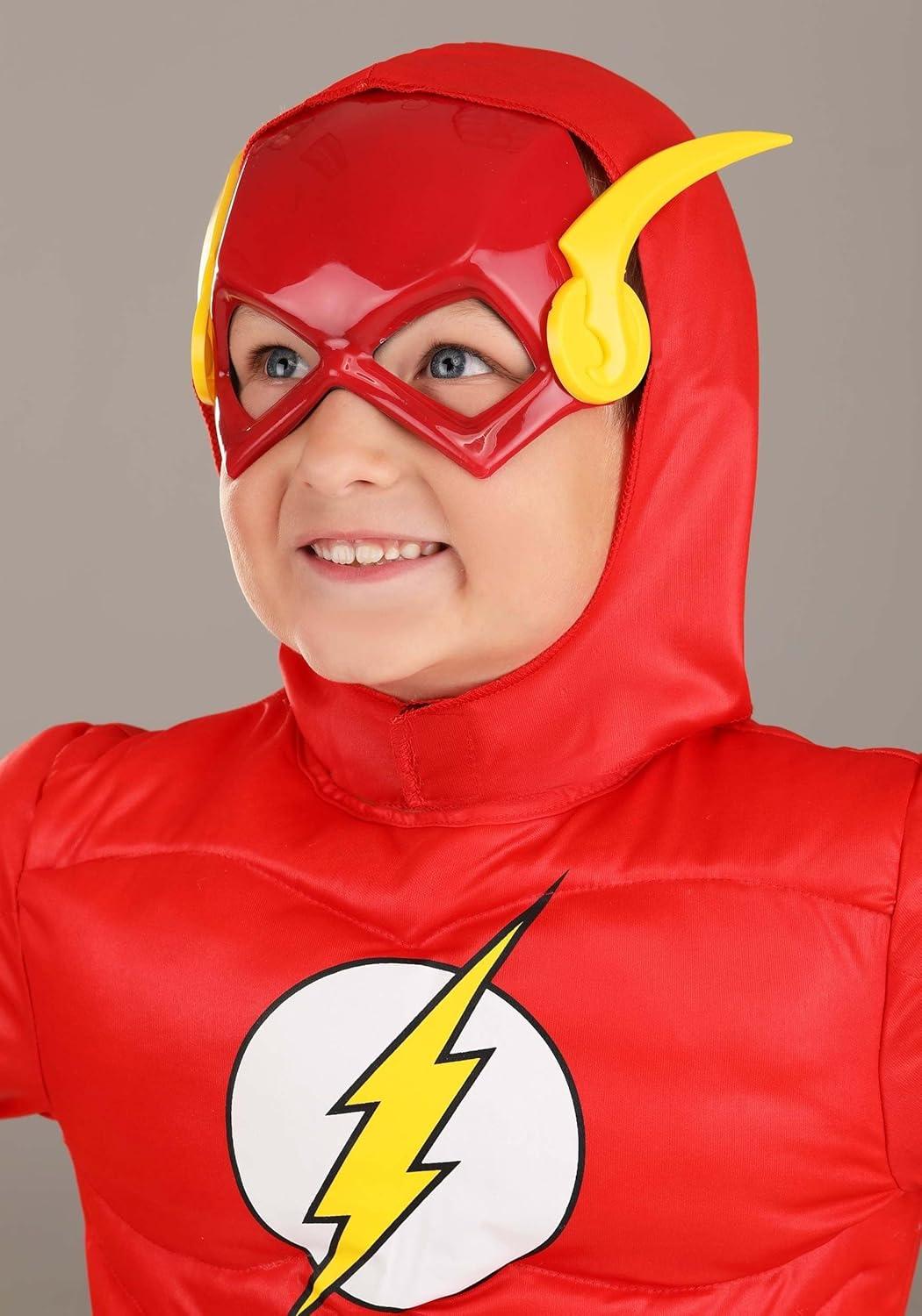 image:imageDeluxe Classic Flash Costume for Kids Red Superhero Suit for Movie Comic Cosplay Hero DressUp amp Halloween