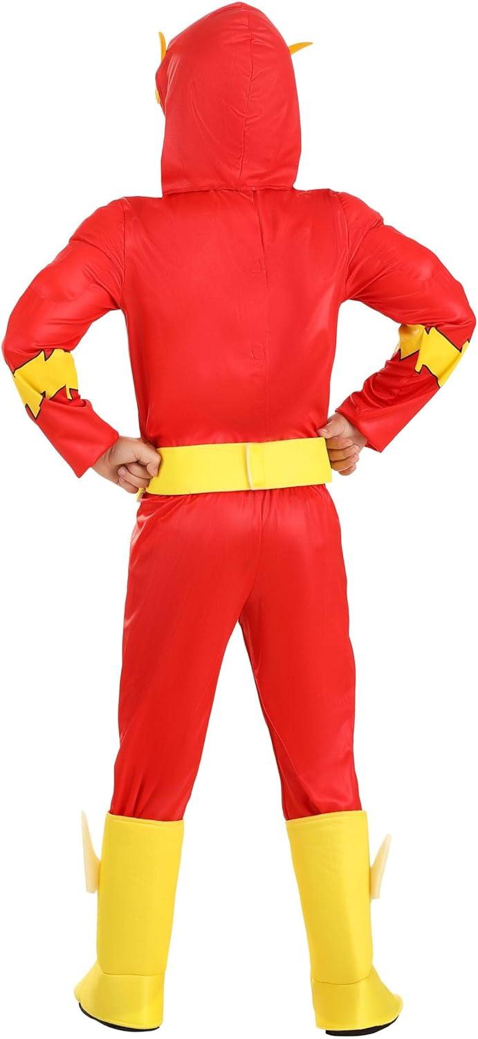 image:imageDeluxe Classic Flash Costume for Kids Red Superhero Suit for Movie Comic Cosplay Hero DressUp amp Halloween