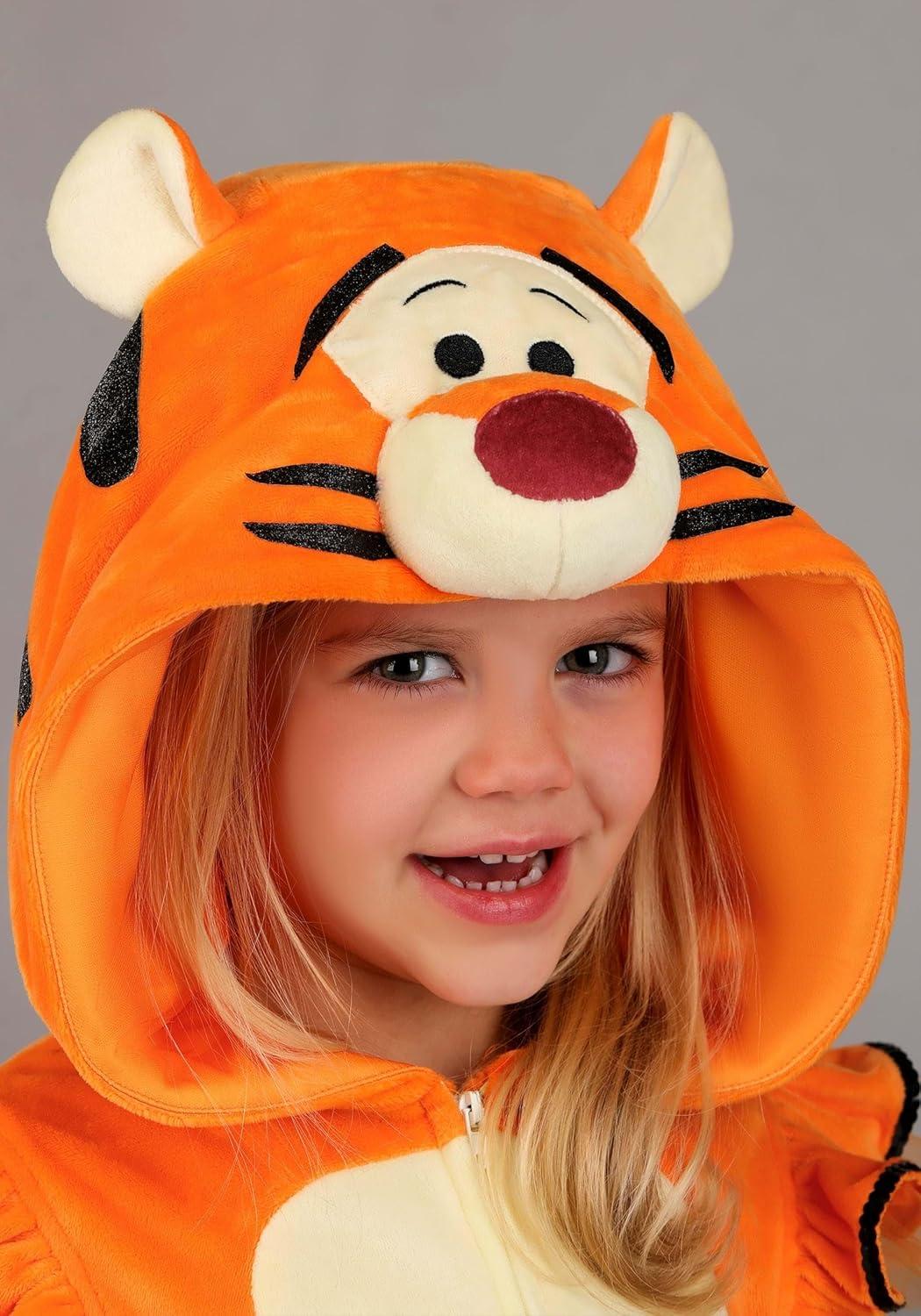 image:imageDisney Tigger Girls Toddler Costume Dress with Headband Winnie the Pooh Halloween Outfit