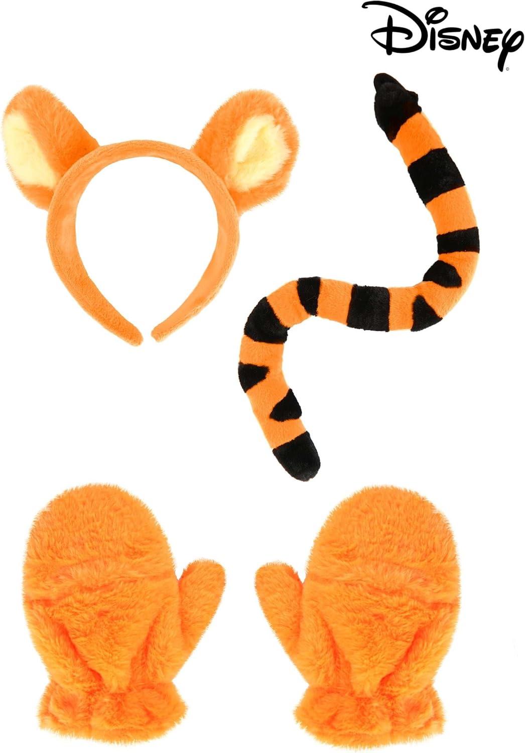 image:imageDisney Winnie the Pooh Premium Tigger Costume Accessory Kit Plush Tail Headband and Gloves