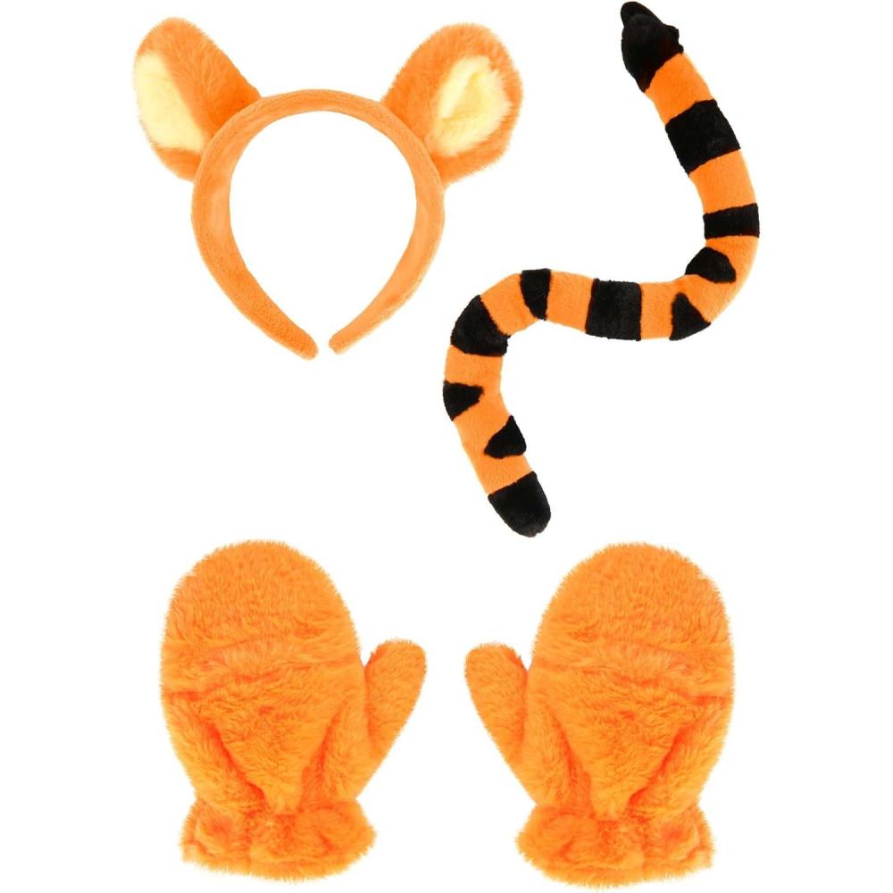 image:imageDisney Winnie the Pooh Premium Tigger Costume Accessory Kit Plush Tail Headband and Gloves