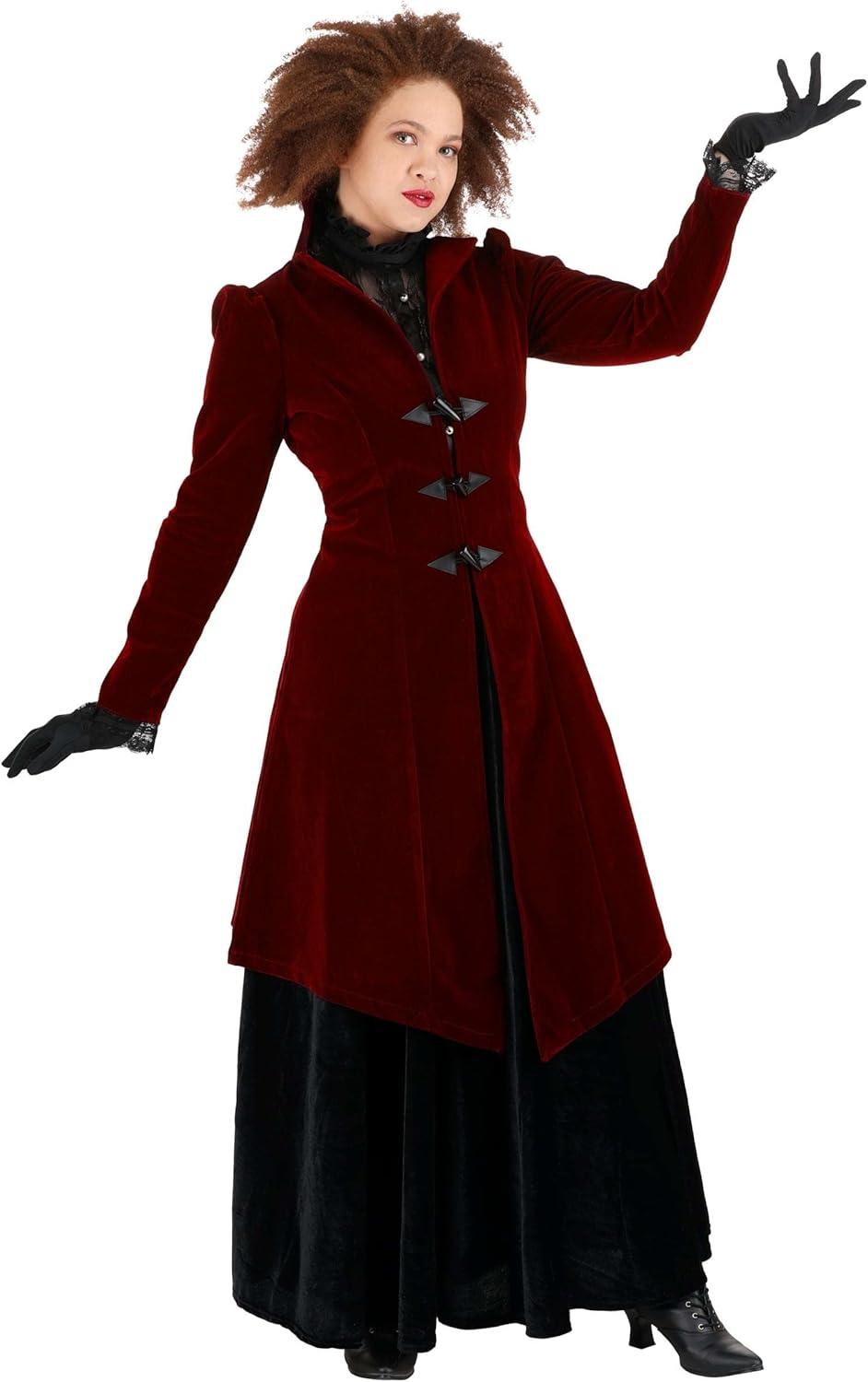 image:imageAdult Delightfully Dreadful Vampiress Costume Womens Spooky Red Halloween Dress Costume