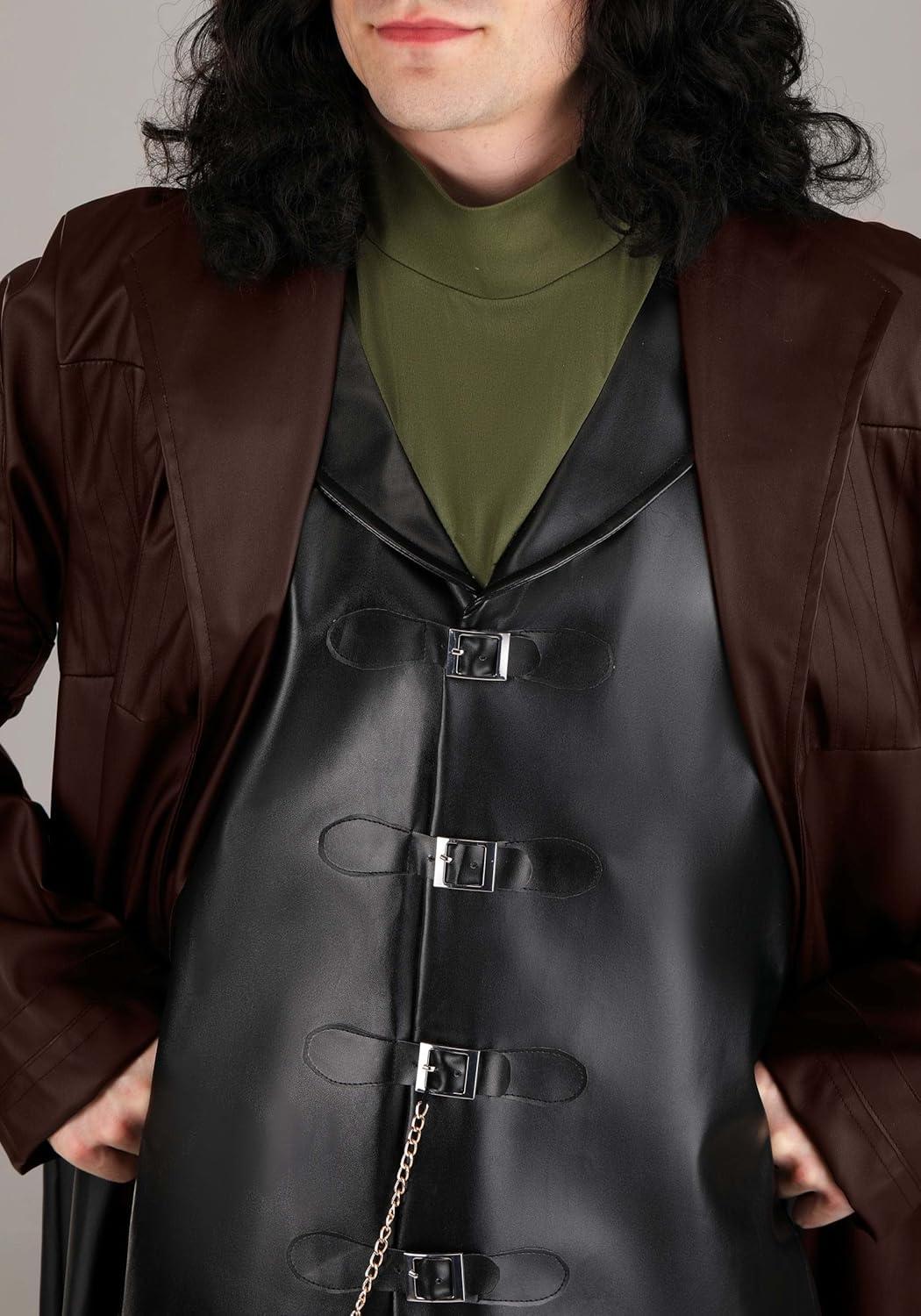 image:imageAdult Vampire Hunter Costume Vampire Outfit Including Jacket Vest With Decorative Buckles amp Hat Hunter Attire