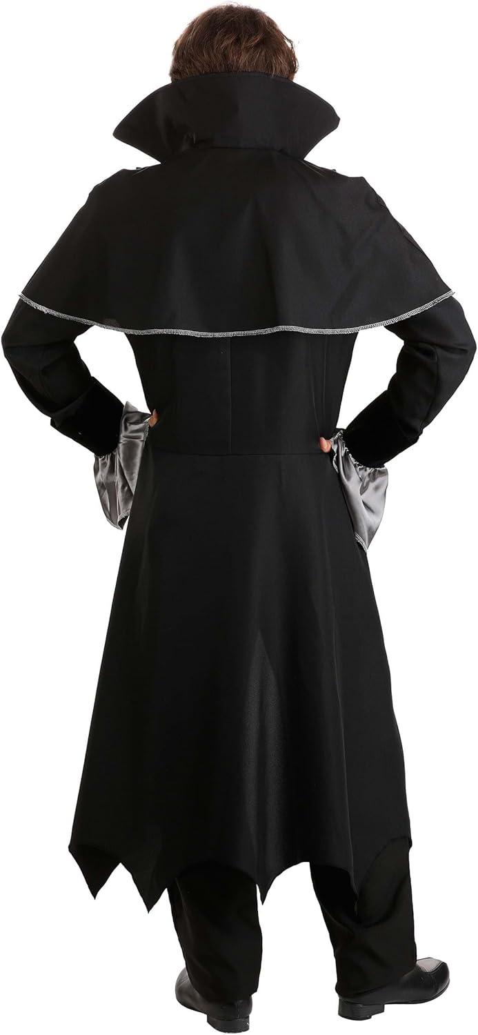 image:imageMens Royal Gothic Vampire Costume Victorian Coat Outfit with Hat Gothic Aristocrat Halloween Cosplay