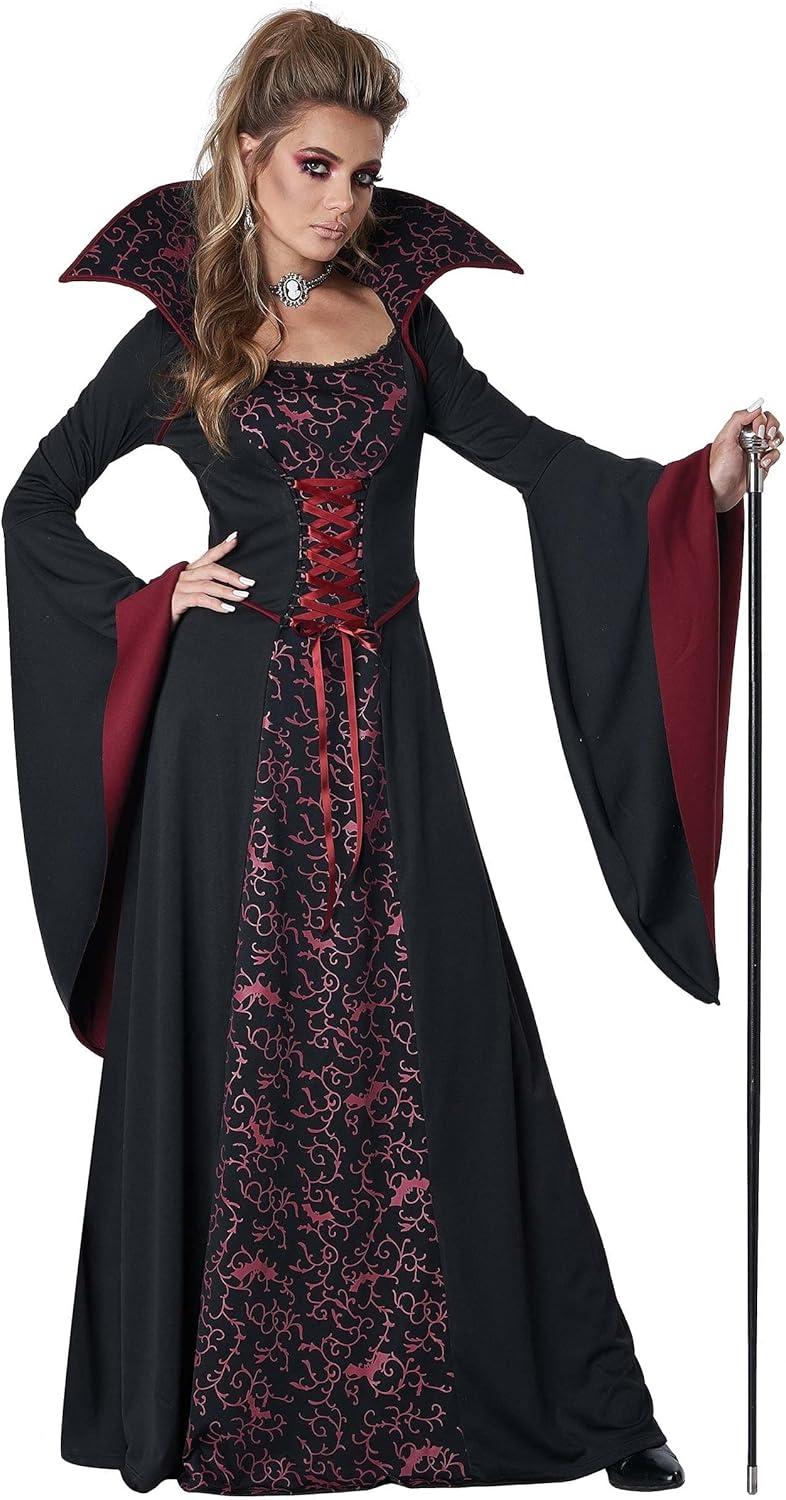 image:imageWomens Royal Vampire CostumeBlack Red