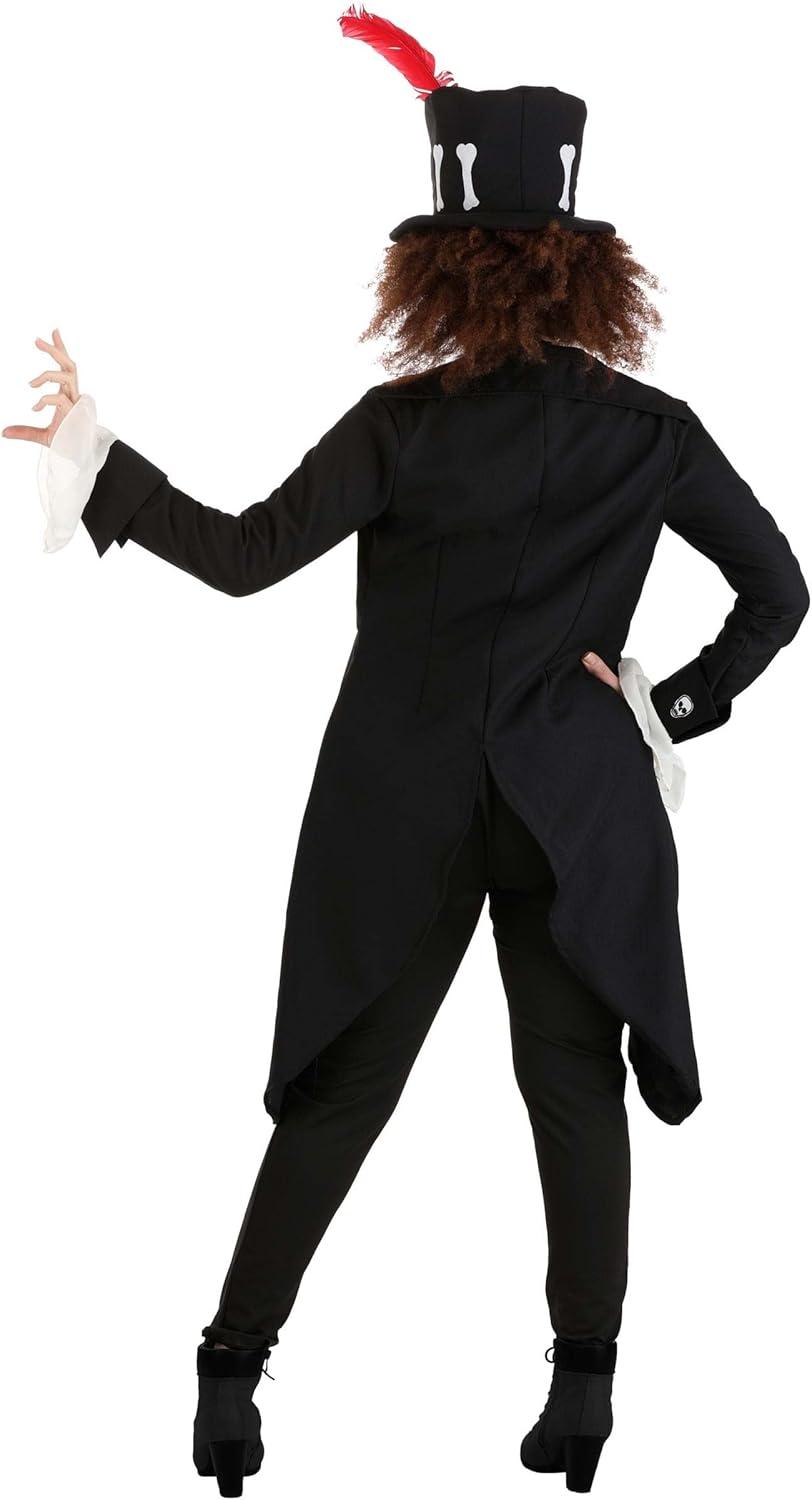 image:imageWomens Voodoo Skeleton Halloween Costume Adult Ancient Witch Doctor Complete Outfit for Themed Parties and CosplayBundle W Staff