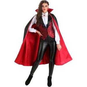 Eternal Elegance: Adult Fierce Vampire Halloween Costume – Command the Night with Haunting Grace and Immortal Style!
