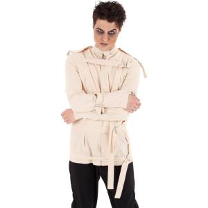 Fun Costumes Asylum Escapee: Adult Straitjacket Halloween Costume | Unleash Your Inner Insanity(Costume)