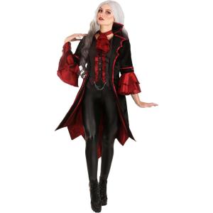 Fun Costumes Women’s Exquisite Vampire Costume – X-Large – Black, Red(Small)