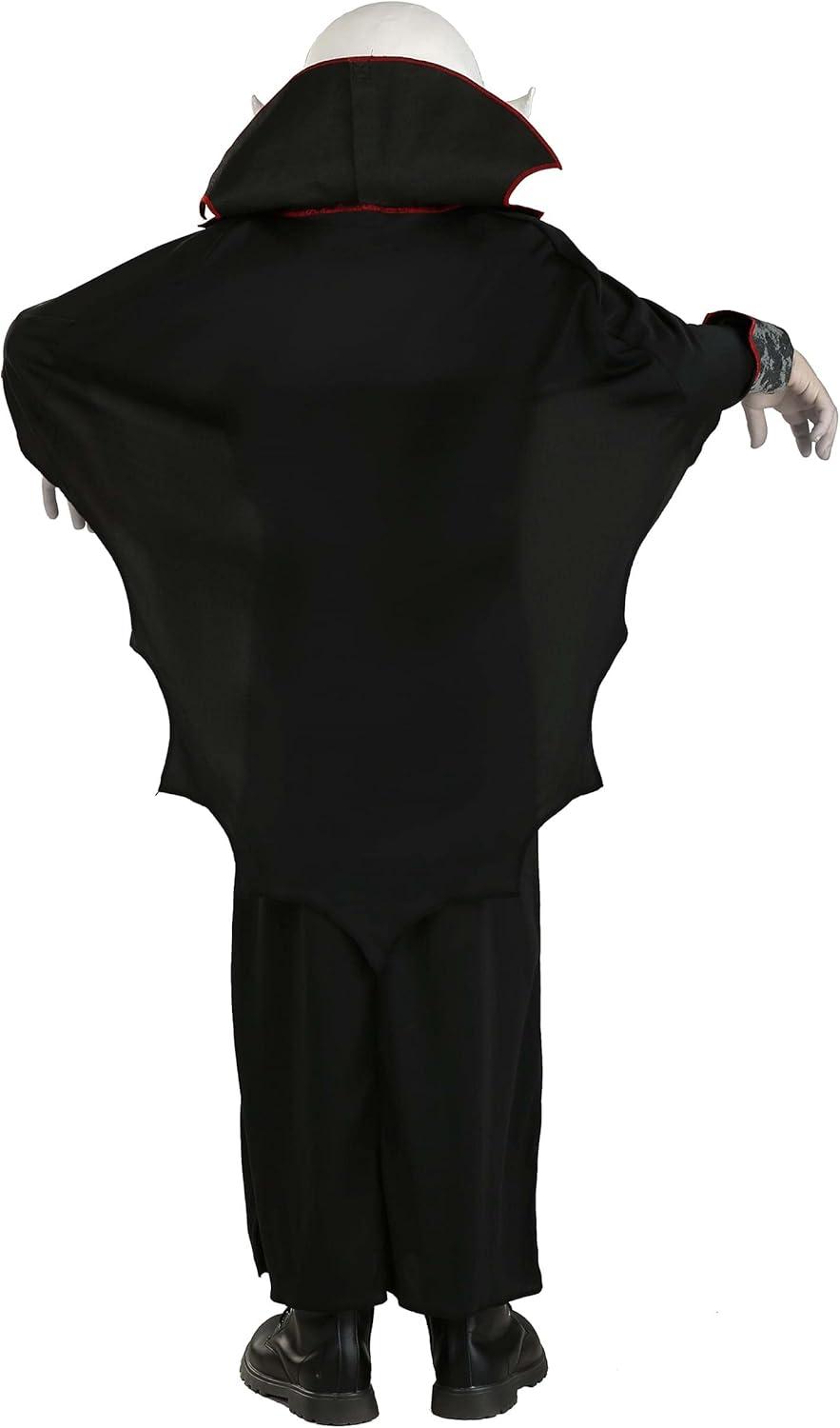 image:imageKids Dangerous Dracula Costume Robe Cape Belt and Latex Mask