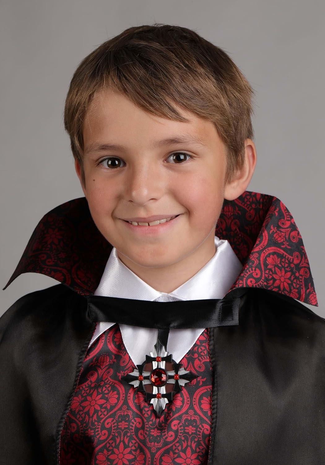 image:imageKids Vampire Classic Costume Shirt Cape amp Vest Set