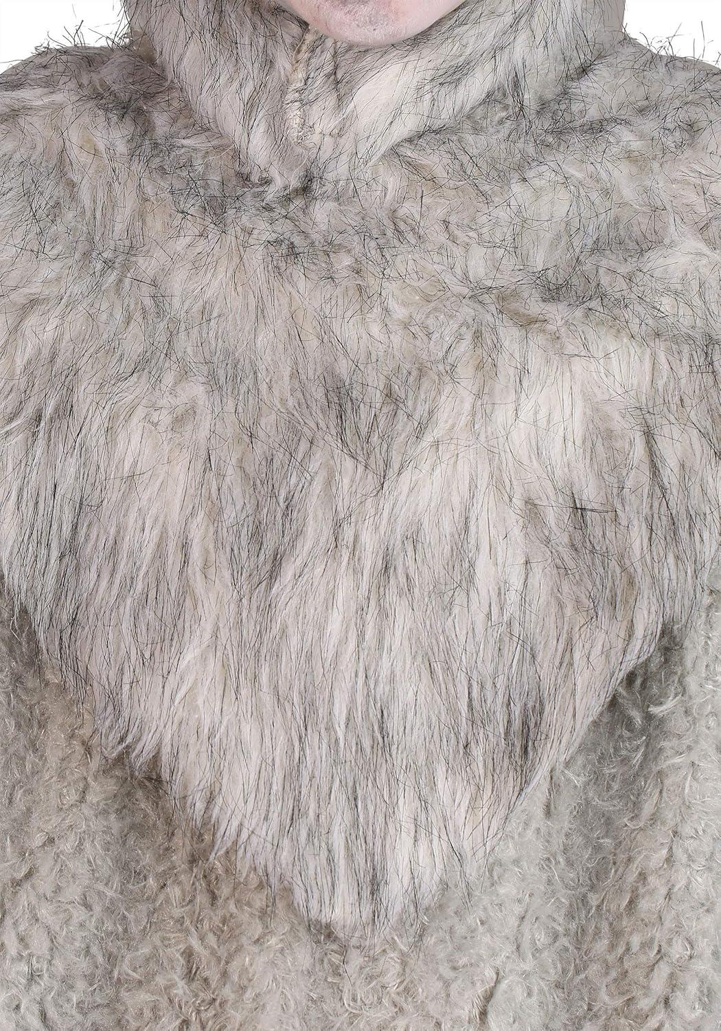 image:imageKids Wolf Costume Child Outfit With Realistic Detailing Furry Wolf Halloween JumpsuitBundle W Makeup Kit