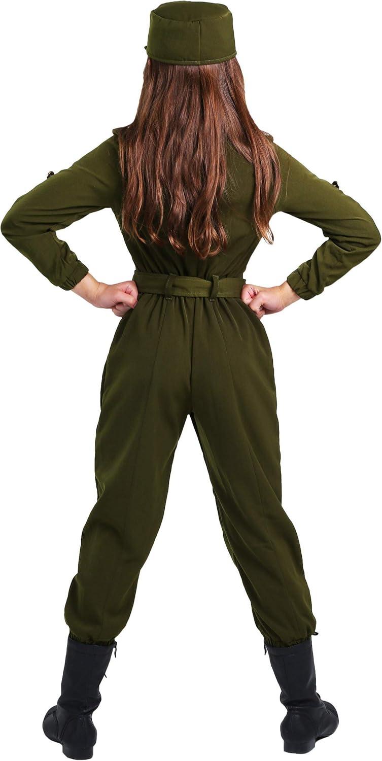 image:imageArmy Flightsuit Costume for Girls