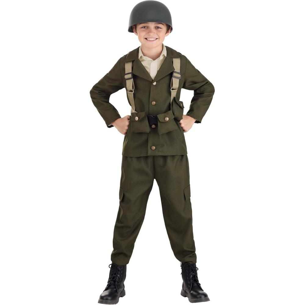 image:imageDeluxe World War II Kids Soldier Costume