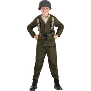 Deluxe World War II Kid’s Soldier Costume