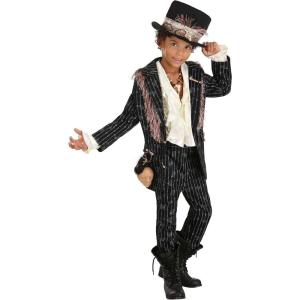 Witch Doctor Costume for Boys with Coat, Pants, Headpiece, Necklace, and Shrunken Head