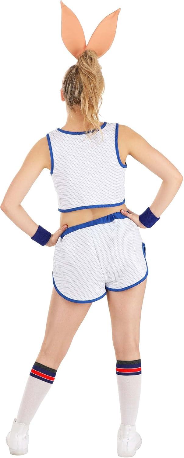 image:imageSpace Jam Lola Bunny Costume for Women Tune Squad Jersey Shorts Socks Wrist Bands amp Bunny Ears Headband