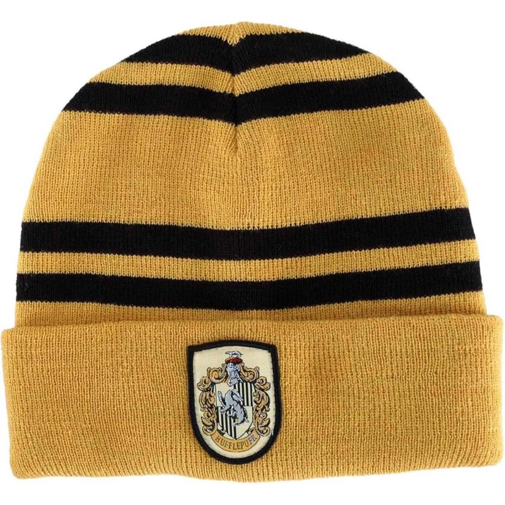 image:imageAdult Harry Potter Gryffindor House Hat  Knitted Acrylic Hat with Embroidered Crest Officially LicensedHufflepuff