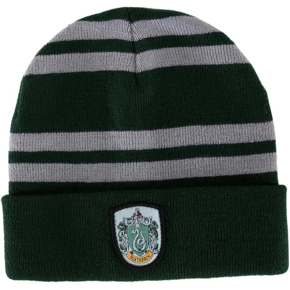 image:imageAdult Harry Potter Gryffindor House Hat  Knitted Acrylic Hat with Embroidered Crest Officially LicensedSlytherin