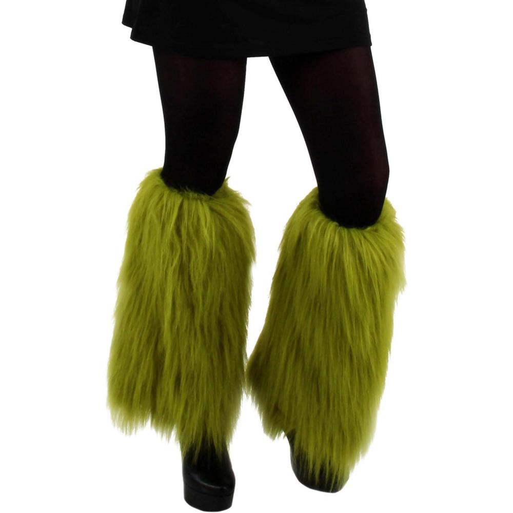 image:imageGrinch Fuzzy Leg Warmers  ST
