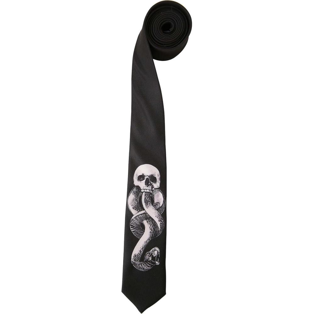 image:imageHarry Potter Death Eater Necktie 54 Long Polyester Tie Officially Licensed