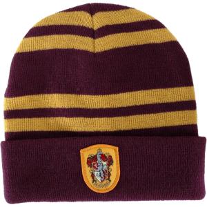 Adult Harry Potter Gryffindor House Hat – Knitted Acrylic Hat with Embroidered Crest, Officially Licensed(Gryffindor)