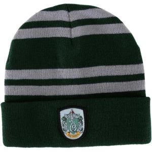 Adult Harry Potter Gryffindor House Hat – Knitted Acrylic Hat with Embroidered Crest, Officially Licensed(Slytherin)