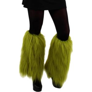 Grinch Fuzzy Leg Warmers – ST