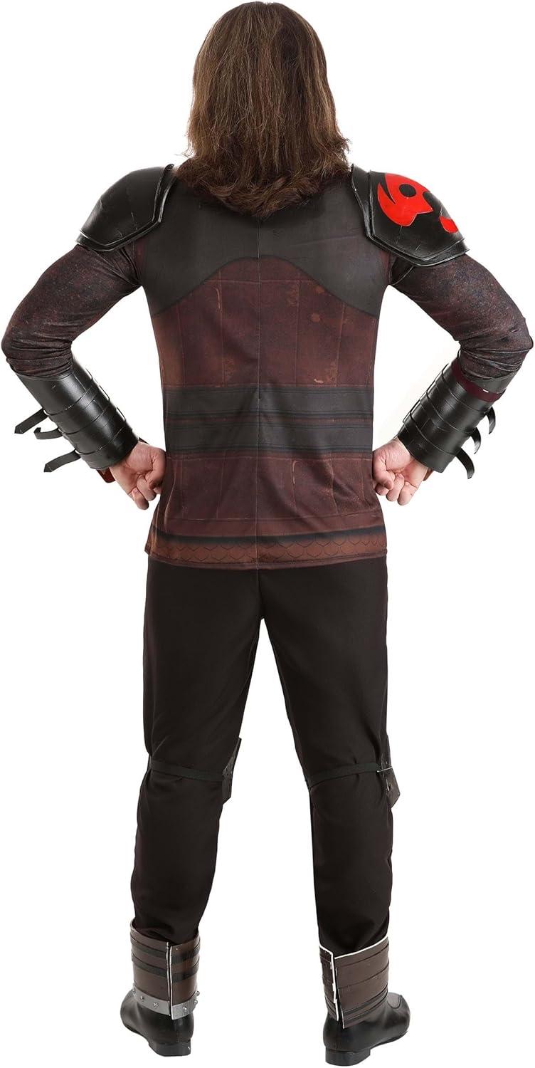 image:imageDeluxe How to Train Your Dragon Hiccup Costume for Men Shirt Gauntlets Knee Pads Shoe Covers amp Shoulder Pads