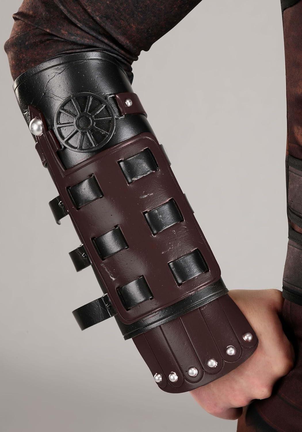 image:imageDeluxe How to Train Your Dragon Hiccup Costume for Men Shirt Gauntlets Knee Pads Shoe Covers amp Shoulder Pads