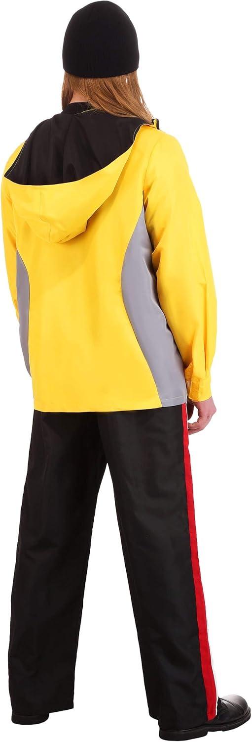 image:imageJay and Silent Bob Mens Hooded Windbreaker Jacket and Pants Costume Front Zipper Pockets Elastic WaistbandCostume