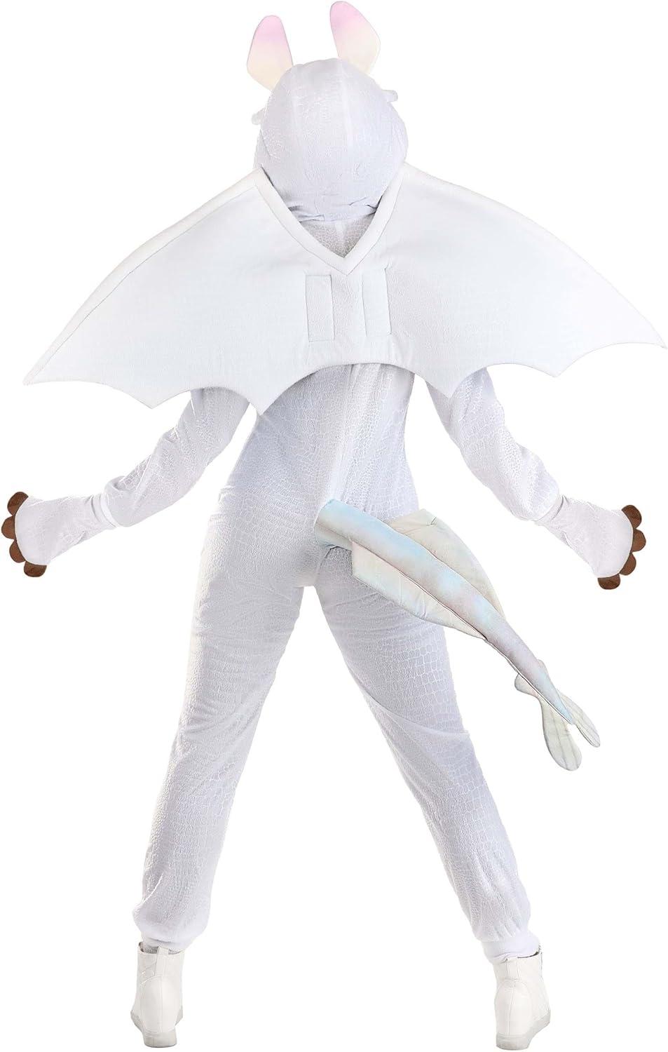 image:imageWomens How To Train Your Dragon Light Fury Costume Mystical Creature Jumpsuit