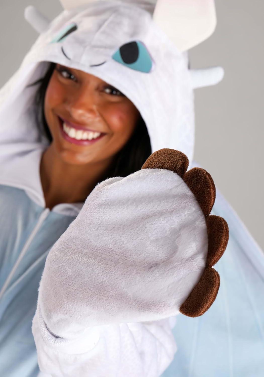 image:imageWomens How To Train Your Dragon Light Fury Costume Mystical Creature Jumpsuit