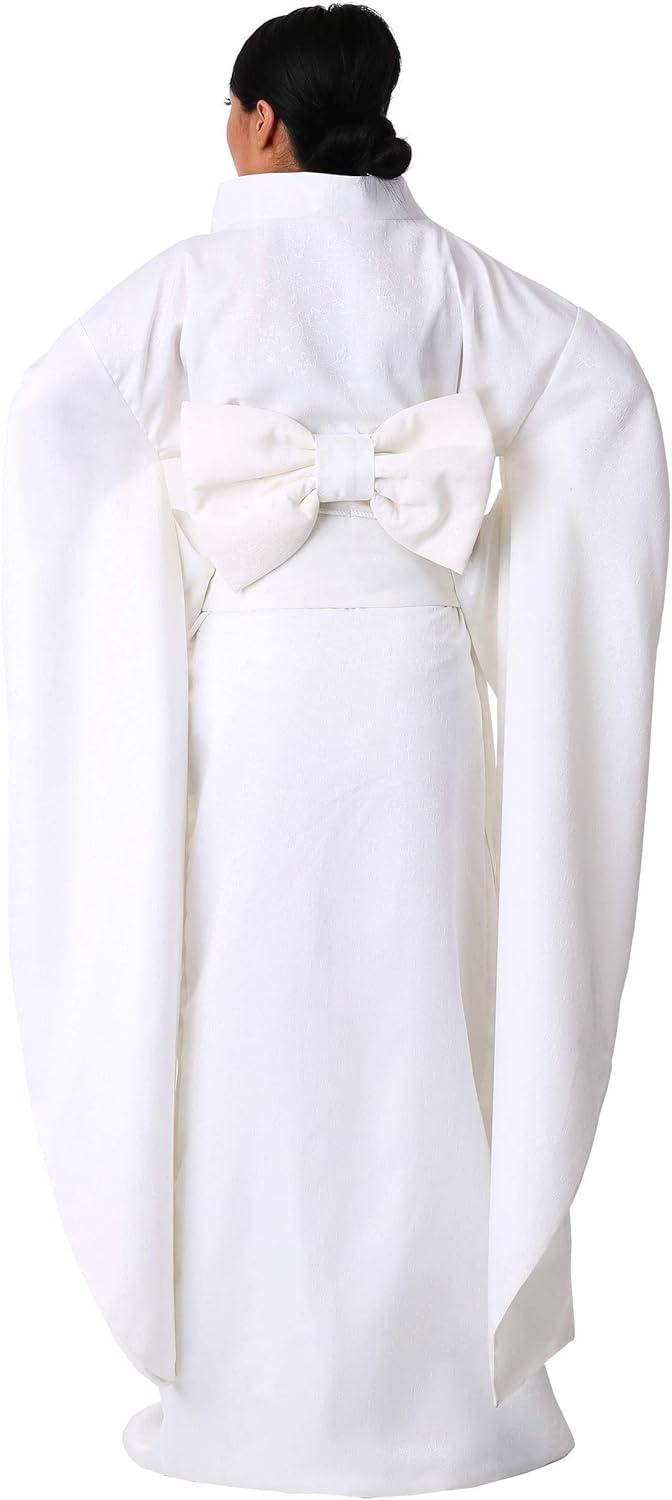 image:imageWomens Kill Bill O Ren Ishii Costume Deadly SwordWielding Assassin Outfit For Adults With Collar White Kimono And Sash Small